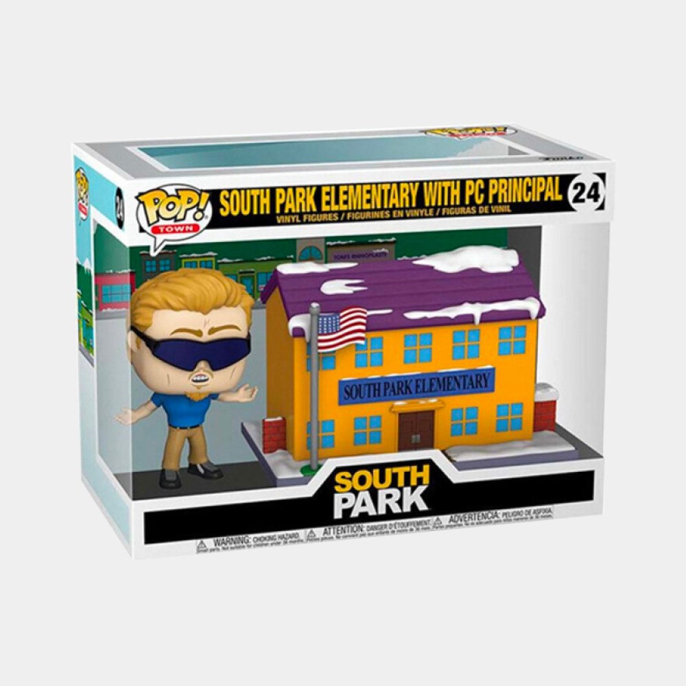 889698516327-FUNKO POP! TOWN_ SOUTH PARK – SOUTH PARK ELEMENTARY WITH PC PRINCIPAL-2
